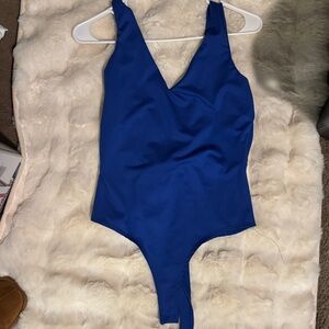 Women’s Bodysuit Size Large In Royal Blue